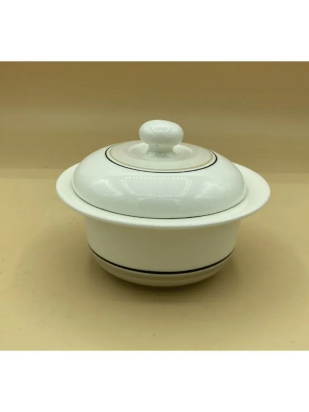ARABIA Finland Seita Arctica Sugar Bowl With Lid